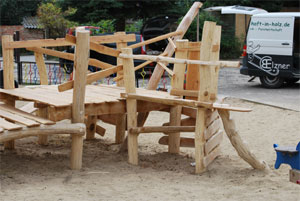 Piratenschiff aus Holz