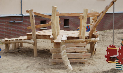 Piratenschaff aus Holz